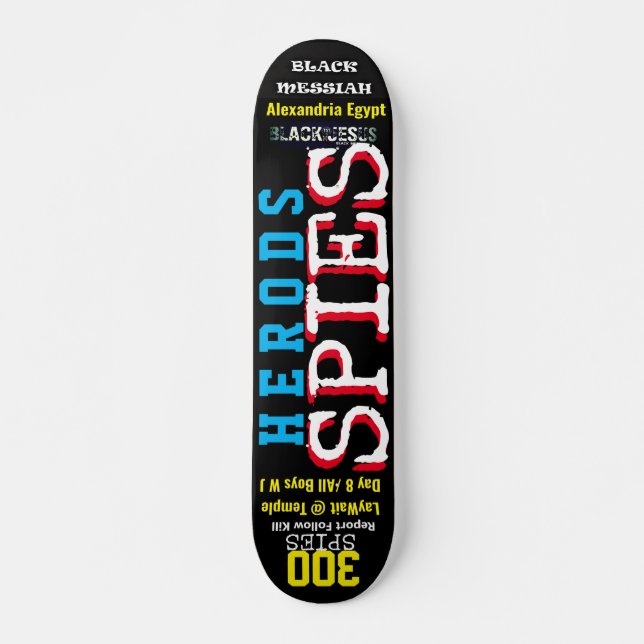 skate HEROD 300 SPIES, deck de 7¾" (Frente)