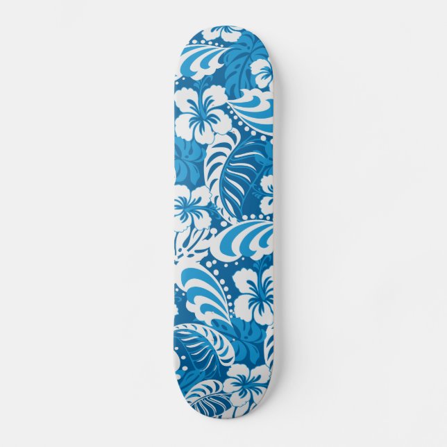 Skate Hibiscus abstrato floral (Frente)