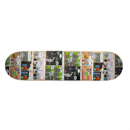 Skate História em quadrinhos engraçada