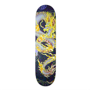 Skate Holograma celestial chinês do dragão do imperado