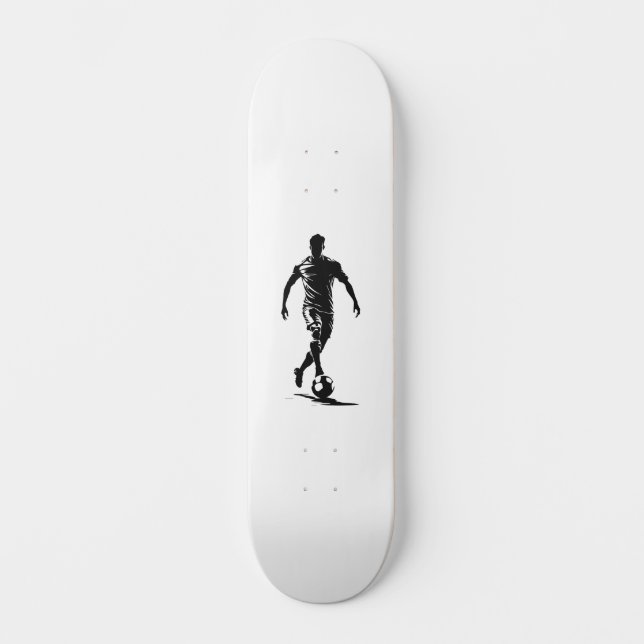 Skate Homem de futebol com bola (Frente)