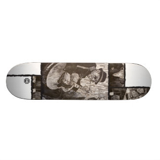 Skate Homem do blues