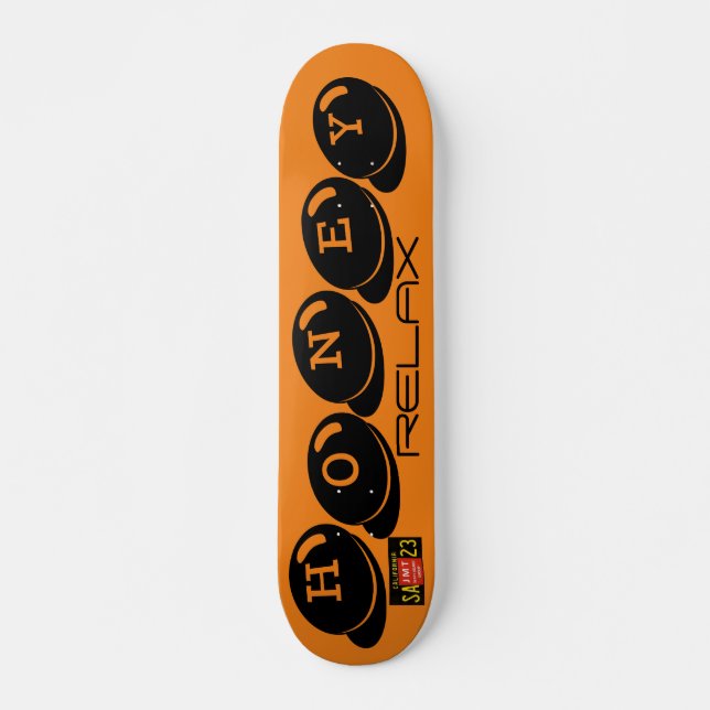 Skate HONEY RELAX JMT Skateboard, deck de 7¾" (Frente)