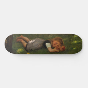 Skate Hora do lanche (Garota Doce Deitada na Grama)