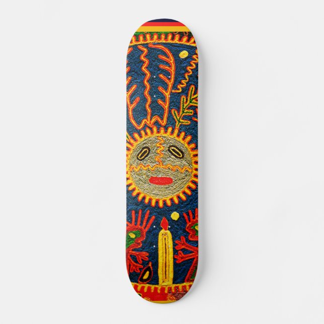 Skate Huichol Espírito Skateboard (Frente)