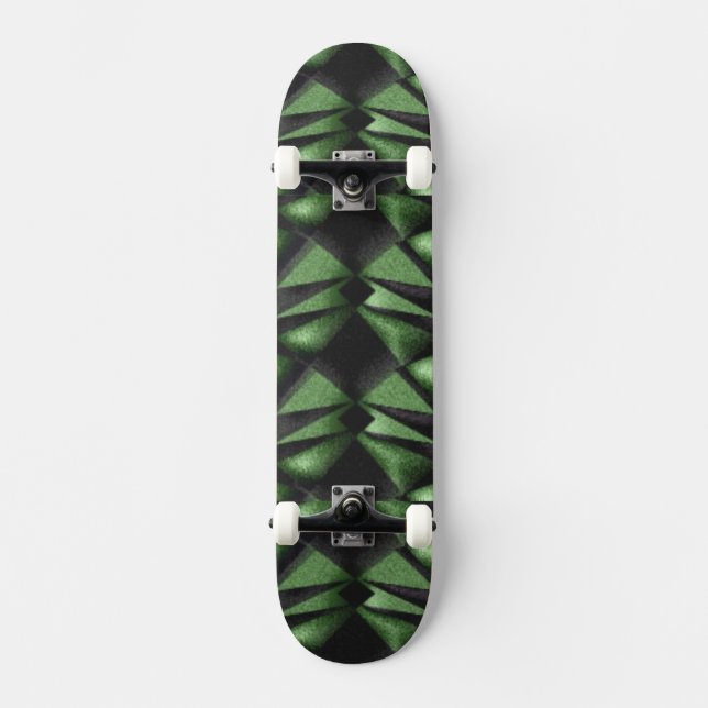 Skate Hunter Green Abstrato (Frente)