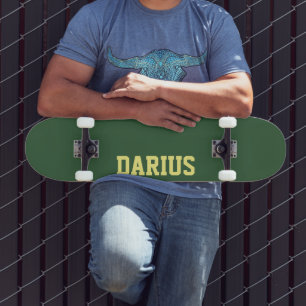 Skate Hunter Green Modern Name   Trendência Clássica