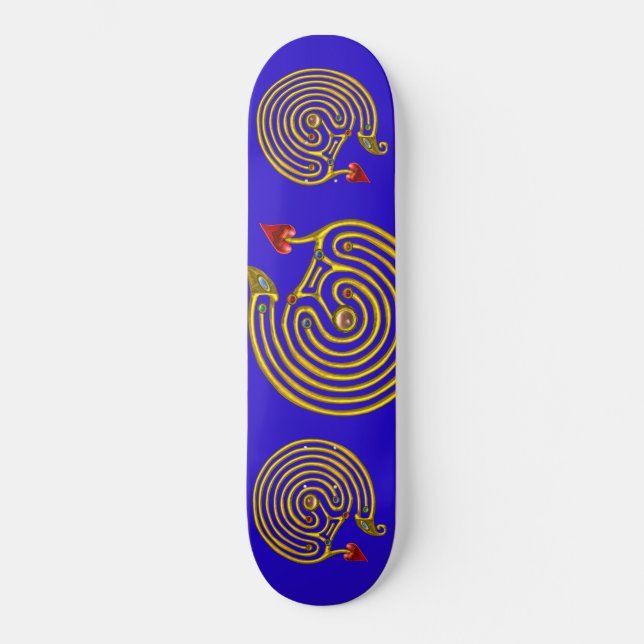 Skate HYPER LABYRINTH, blue (Frente)