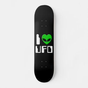 Skate I Alienígena Heart UFO