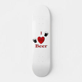 Skate I Heart Beer Design