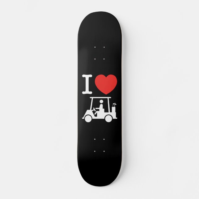 Skate I Heart (Love) Golf Cart (Frente)