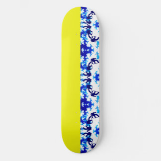Skate Ice Blue Snowboarder Sky Amarelo Esporte de Neve