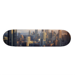Skate Ideia da arquitectura da cidade com luz fantástic