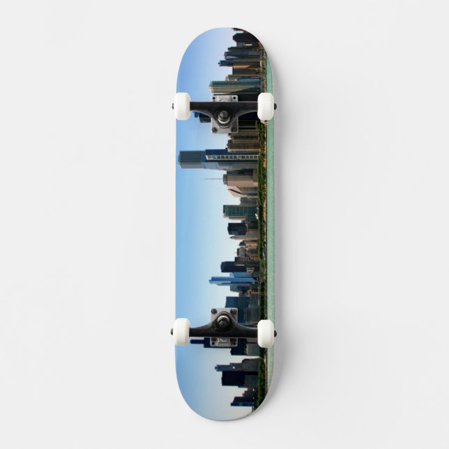 Skate Ideia da skyline de Chicago pelo Lago Michigan (Frente)