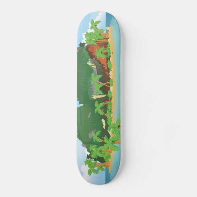 Skate Ilha do Tesouro Tropical (Frente)