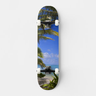 Skate Ilhas Cook com Palm na praia 2