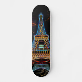Skate Illustration of Eiffel Tower - Paris, France