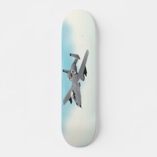 Skate Ilustração de Avião Militar A10