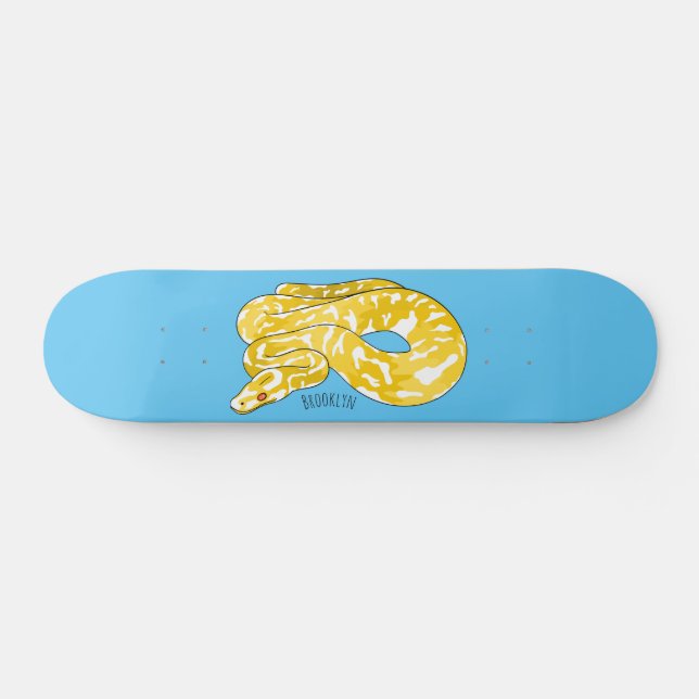 Skate Ilustração de cobra de pitão birmanês (Horz)