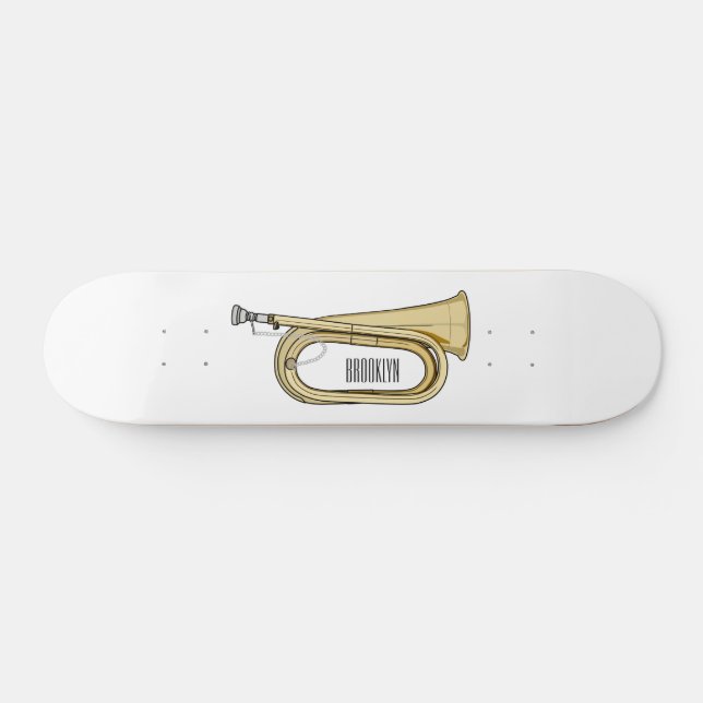 Skate Ilustração de desenho animado (Horz)