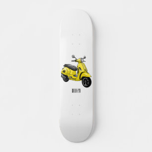 Skate Ilustração de desenho animado de motocicleta