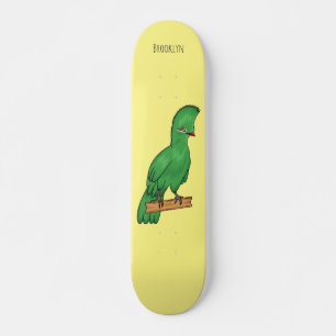 Skate Ilustração de desenho animado de pássaros guineens