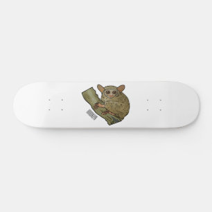 Skate Ilustração de desenho animado de Tarsier