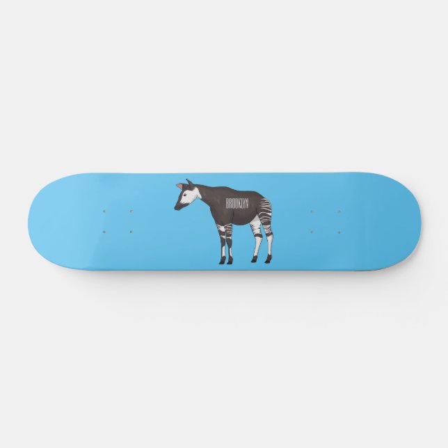 Skate Ilustração de desenho em Okapi (Horz)