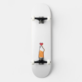 Skate Ilustração de Gato Fofo