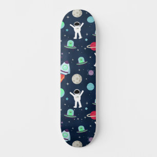 Skate ilustração de padrão espacial