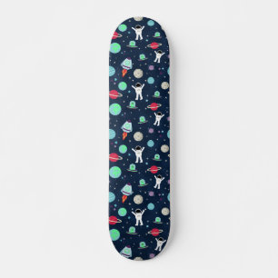 Skate ilustração de padrão espacial