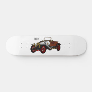 Skate Ilustração do desenho animado Classic car 1920