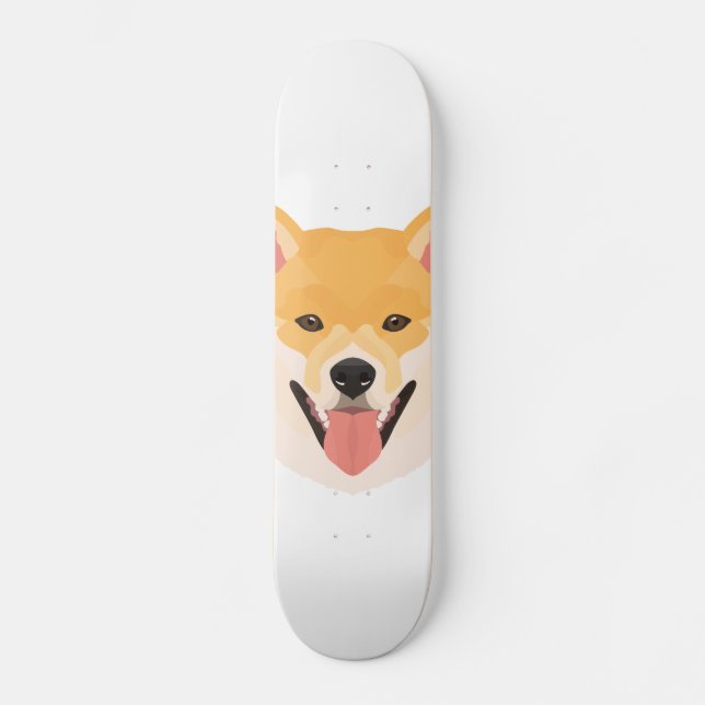 Skate Ilustração Shiba Inu (Frente)