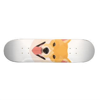Skate Ilustração Shiba Inu