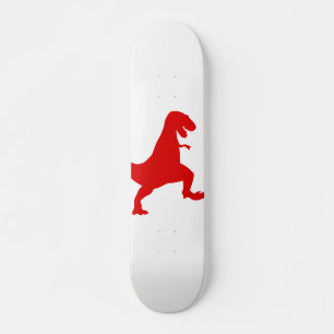 Skate Ilustração silhueta de um tiranossauro rex