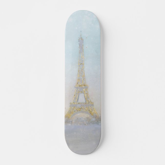 Skate Imagem da aguarela | de Eiffel Towe (Frente)