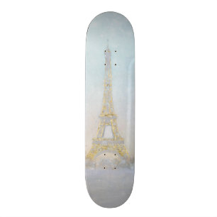 Skate Imagem da aguarela   de Eiffel Towe