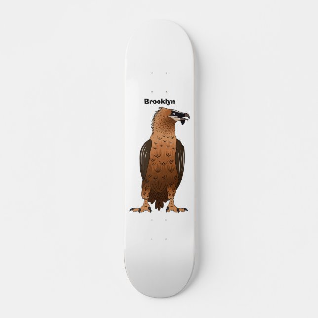 Skate Imagem de desenho animado de Abutre (Frente)