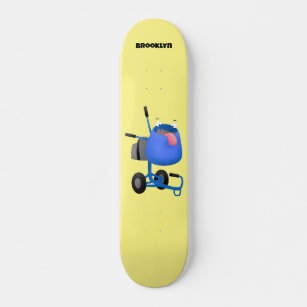 Skate Imagem de desenho animado de misturador azul engra