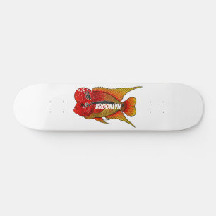 Skate Imagem de desenho animado de peixes-cichlid-Flor