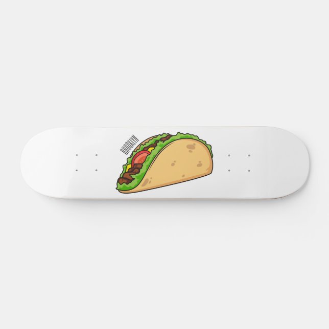 Skate Imagem de desenho animado do Taco (Horz)