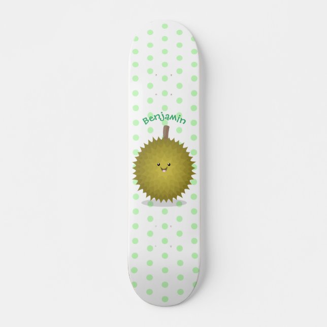 Skate Imagem de desenhos animados bonitos e felizes em D (Frente)