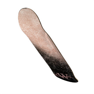 Skate Imagem de mármore preto do rosa dourado legendário
