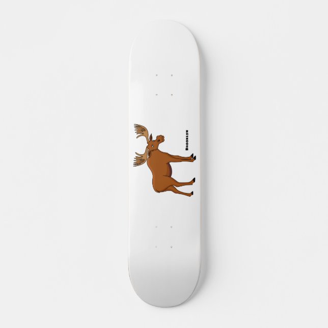 Skate Imagem engraçada de desenho animado  (Frente)