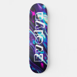 Skate Imagem Mínima de Abstrato Roxo Personalizada