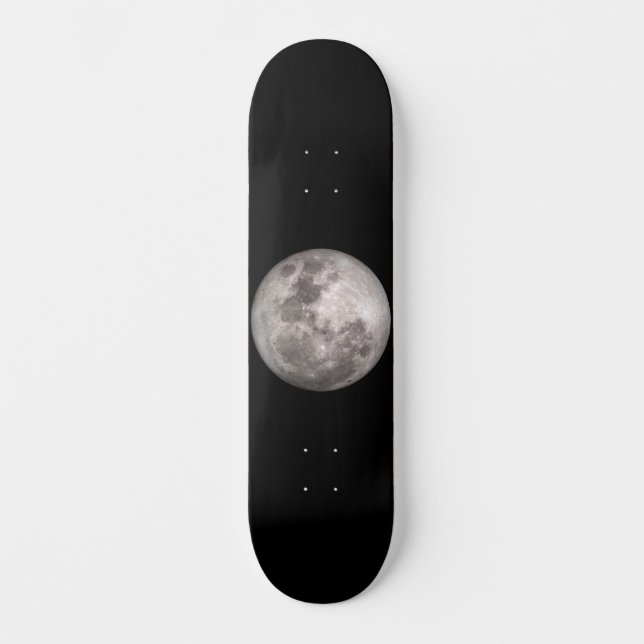 Skate Imagem NASA da lua de cheio (Frente)