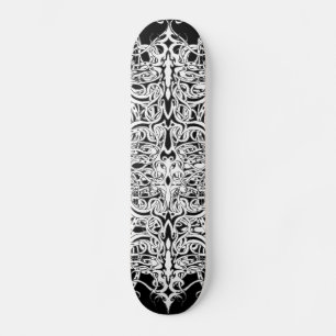 Skate Império Tribal Tattoo Black and White