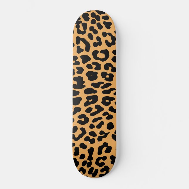 Skate Impressão de Leopard para Meninas Incríveis (Frente)