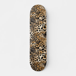 Skate Impressão de pele da mancha-leopardo