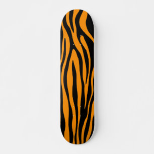 Skate Impressão de Princeton Orange Zebra